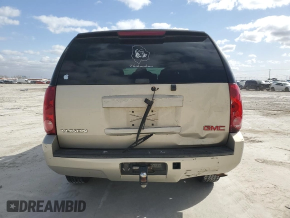 2007 GMC Yukon SLE with VIN 1GKFC13J47R230064, listed as a Copart auction lot 47835865 with 0 mi miles and Salvage Title. Bid and sale history available at carsss.com. Image 6.