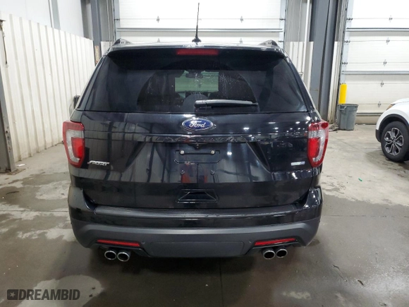 2019 Ford Explorer Sport with VIN 1FM5K8GT2KGA72662, listed as a Copart auction lot 52960535 with 110,898 mi miles and Salvage Title. Bid and sale history available at carsss.com. Image 6.