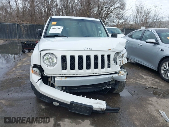 2017 Jeep Patriot Sport with VIN 1C4NJPBA9HD149111, listed as a IAAI auction lot 41103084 with 143,552 mi miles. Bid and sale history available at carsss.com. Image 12.