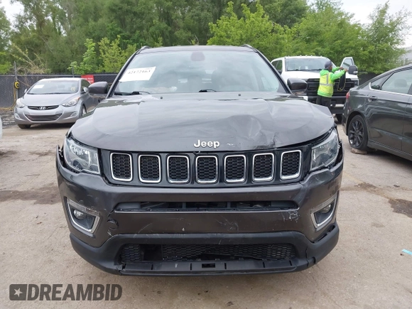 2019 Jeep Compass Limited с VIN 3C4NJCCB7KT777783, выставлен на аукционе IAAI как лот 42172163 с пробегом 68 487 миль миль и . История ставок и продаж доступна на DreamBid. Изображение 13.