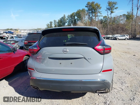 2023 Nissan Murano SL with VIN 5N1AZ2CJ3PC131292, listed as a IAAI auction lot 41694882 with 57,747 mi miles and . Bid and sale history available at DreamBid. Image 16.