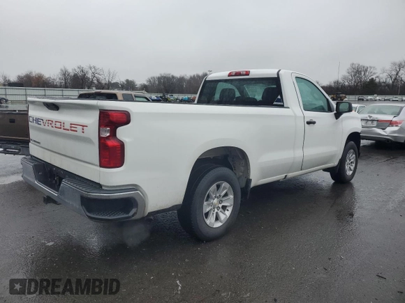 2021 Chevrolet Silverado 1500 Work Truck with VIN 3GCNWAEF5MG343296, listed as a Copart auction lot 45203685 with 56,207 mi miles and Non Repairable. Bid and sale history available at carsss.com. Image 3.
