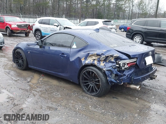 2017 Toyota 86 with VIN JF1ZNAA12H9703408, listed as a IAAI auction lot 41311374 with 90,661 mi miles. Bid and sale history available at carsss.com. Image 3.