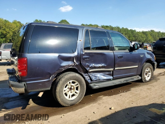 2000 Ford Expedition XLT with VIN 1FMRU15L7YLA86398, listed as a Copart auction lot 75015834 with 203,915 mi miles and Salvage Title. Bid and sale history available at carsss.com. Image 3.