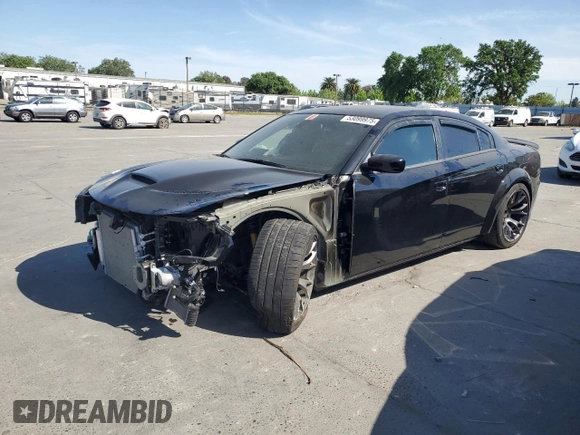 2020 Dodge Charger SRT Hellcat z VIN 2C3CDXL90LH243946, wystawiony jako Copart lot #53099975 z przebiegiem 9 297 mil mil oraz Szkoda całkowita • Salvage title. Historia ofert i sprzedaży dostępna na DreamBid. Obrazek 1.