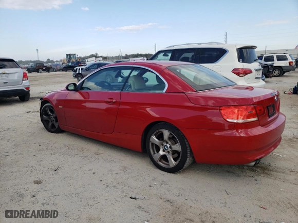 2008 BMW 3 Series 328i with VIN WBAWL13528PX20804, listed as a Copart auction lot 44318845 with 87,163 mi miles and Salvage Title. Bid and sale history available at carsss.com. Image 2.