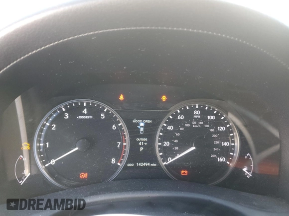 2015 Lexus GS 350 with VIN JTHCE1BL3FA001205, listed as a Copart auction lot 48066975 with 142,494 mi miles and Clean title. Bid and sale history available at DreamBid. Image 9.