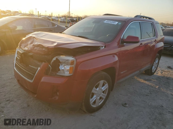 2015 GMC Terrain SLE with VIN 2GKFLRE3XF6101432, listed as a Copart auction lot 48554595 with 181,327 mi miles and Salvage Title. Bid and sale history available at carsss.com. Image 1.