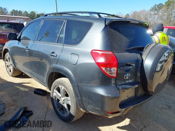 2008 Toyota RAV4 Sport with VIN JTMBK32V886044902, listed as a IAAI auction lot 41324485 with 104,312 mi miles. Bid and sale history available at carsss.com. Image 3.