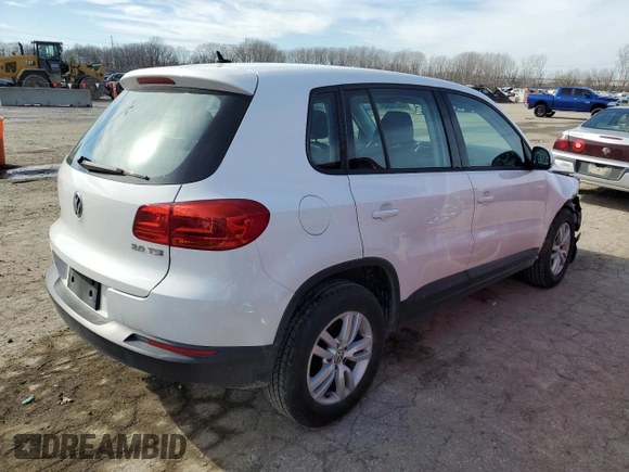 2013 Volkswagen Tiguan S z VIN WVGAV3AX2DW613867, wystawiony jako Copart lot #43034845 z przebiegiem 119 636 mil mil oraz Szkoda całkowita • Salvage title. Historia ofert i sprzedaży dostępna na DreamBid. Obrazek 3.