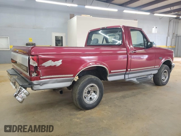 1995 Ford F-150 with VIN 1FTEF14NXSNA76234, listed as a Copart auction lot 52021645 with 168,695 mi miles and Salvage Title. Bid and sale history available at carsss.com. Image 3.