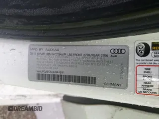 2016 Audi A6 Premium Plus with VIN WAUFGAFC5GN041991, listed as a Copart auction lot 56282225 with 99,317 mi miles and Clean Title. Bid and sale history available at DreamBid. Image 13.