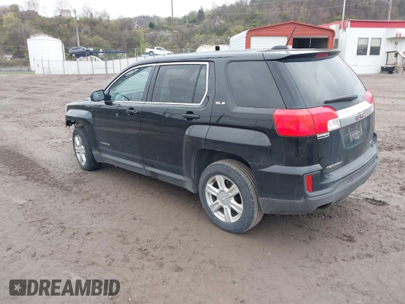 2016 GMC Terrain SLE with VIN 2GKFLSEK6G6126666, listed as a IAAI auction lot 42021817 with 101,024 mi miles. Bid and sale history available at carsss.com. Image 3.
