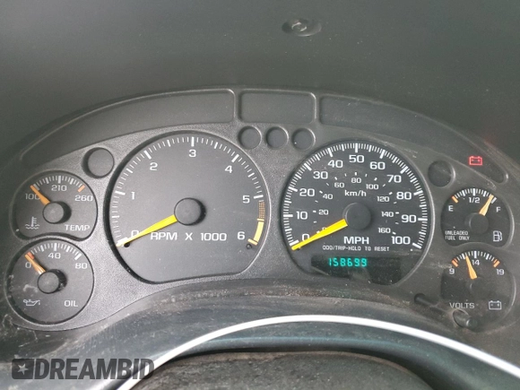 2000 GMC Jimmy Diamond Edition Luxury with VIN 1GKDT13W4Y2277222, listed as a Copart auction lot 51162135 with 158,699 mi miles and Salvage Title. Bid and sale history available at carsss.com. Image 9.