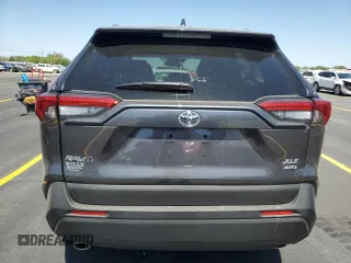 2025 Toyota RAV4 XLE Premium with VIN 2T3A1RFV4SC522493, listed as a Copart auction lot 58569445 with 14 mi miles and Salvage title. Bid and sale history available at DreamBid. Image 6.