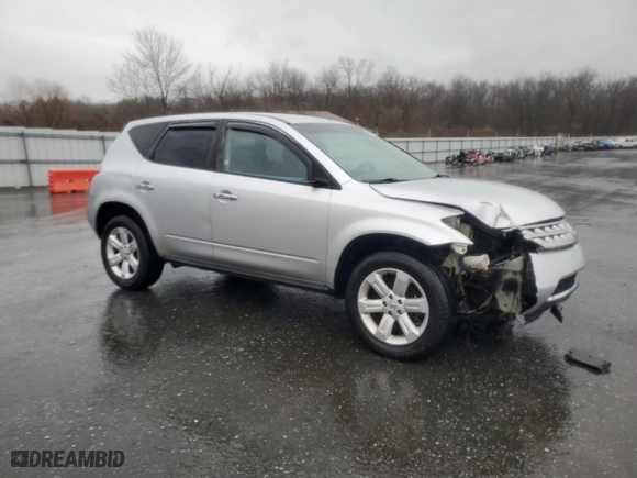 2006 Nissan Murano S with VIN JN8AZ08W96W537849, listed as a Copart auction lot 83966344 with 168,028 mi miles and Salvage Title. Bid and sale history available at carsss.com. Image 4.