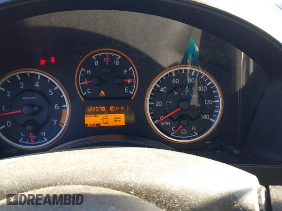 2012 Nissan Titan SE with VIN 1N6AA0CA6CN312785, listed as a IAAI auction lot 40810558 with 122,078 mi miles. Bid and sale history available at carsss.com. Image 7.
