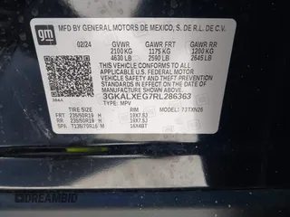 2024 GMC Terrain Denali with VIN 3GKALXEG7RL286363, listed as a IAAI auction lot 41610957 with 1,989 mi miles and . Bid and sale history available at DreamBid. Image 9.