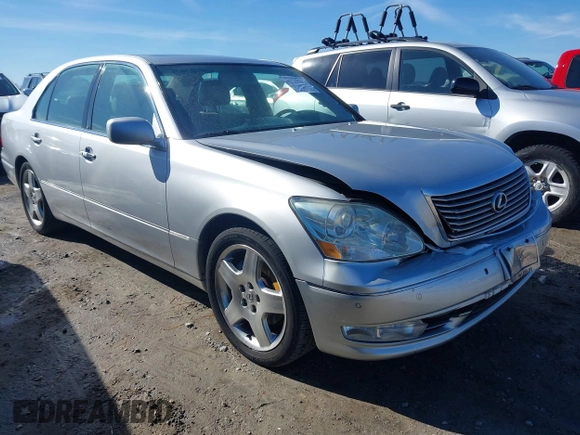2005 Lexus LS 430 z VIN JTHBN36F555019840, wystawiony jako IAAI lot #41427719 z przebiegiem 131 267 mil mil oraz . Historia ofert i sprzedaży dostępna na DreamBid. Obrazek 1.