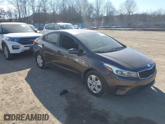 2018 Kia Forte LX with VIN 3KPFL4A76JE217369, listed as a IAAI auction lot 41673754 with 100,545 mi miles. Bid and sale history available at carsss.com. Image 1.