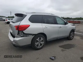 2019 Nissan Pathfinder S with VIN 5N1DR2MM1KC639548, listed as a Copart auction lot 59426945 with 73,412 mi miles and Salvage title. Bid and sale history available at DreamBid. Image 3.