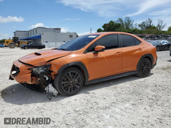 2022 Subaru WRX Premium with VIN JF1VBAH63N8011006, listed as a Copart auction lot 62691365 with 50,031 mi miles and Salvage title. Bid and sale history available at DreamBid. Image 1.