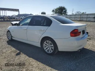2007 BMW 3 Series 328i with VIN WBAVC53537FZ79020, listed as a Copart auction lot 57387485 with Not provided miles and Salvage title. Bid and sale history available at DreamBid. Image 2.