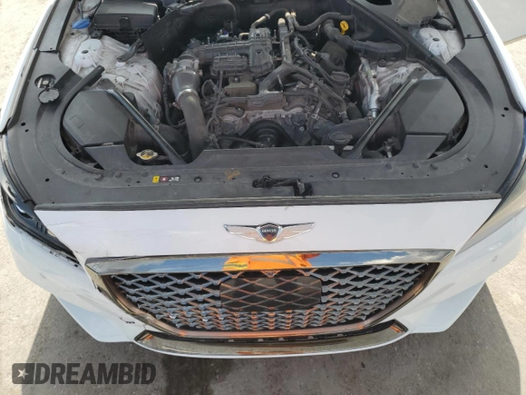 2018 Genesis G80 Sport z VIN KMHGN4JB7JU243284, wystawiony jako Copart lot #57919065 z przebiegiem 87 851 mil mil oraz Tytuł czysty. Historia ofert i sprzedaży dostępna na DreamBid. Obrazek 11.