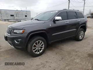 2014 Jeep Grand Cherokee Overland with VIN 1C4RJFCG8EC155109, listed as a Copart auction lot 52992825 with 128,604 mi miles and Clean Title. Bid and sale history available at carsss.com. Image 1.