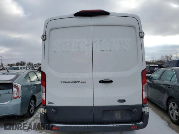 2018 Ford Transit with VIN 1FTYR2CM1JKB47887, listed as a Copart auction lot 82767144 with 177,295 mi miles and Salvage title. Bid and sale history available at DreamBid. Image 6.