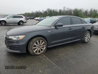 2015 Audi A6 Premium Plus with VIN WAUFGAFC4FN006065, listed as a Copart auction lot 60515025 with 136,347 mi miles and Clean title. Bid and sale history available at DreamBid. Image 1.