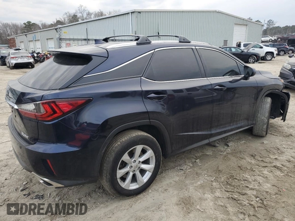 2016 Lexus RX 350 with VIN 2T2BZMCA9GC044715, listed as a Copart auction lot 46623775 with 114,754 mi miles and Salvage Title. Bid and sale history available at DreamBid. Image 3.