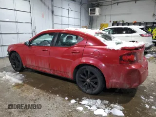 2014 Dodge Avenger SE with VIN 1C3CDZAG6EN104492, listed as a Copart auction lot 45144025 with 99,586 mi miles and Salvage Title. Bid and sale history available at carsss.com. Image 2.