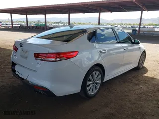 2017 Kia Optima EX with VIN 5XXGU4L38HG158709, listed as a IAAI auction lot 41949488 with 100,965 mi miles. Bid and sale history available at carsss.com. Image 4.