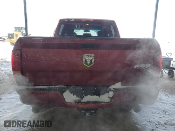 2013 Ram 1500 ST with VIN 1C6RR7KT1DS567140, listed as a Copart auction lot 88809705 with 41,538 mi miles and Salvage title. Bid and sale history available at DreamBid. Image 6.