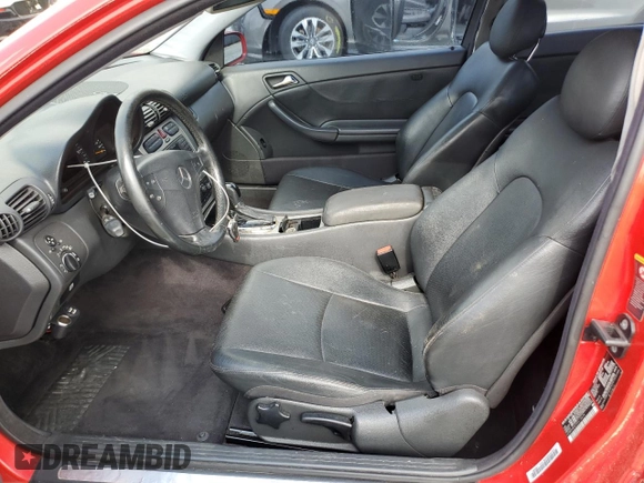 2003 Mercedes-Benz C 230 Kompressor with VIN WDBRN40J73A418674, listed as a Copart auction lot 56570055 with Not provided miles and Clean title. Bid and sale history available at DreamBid. Image 7.