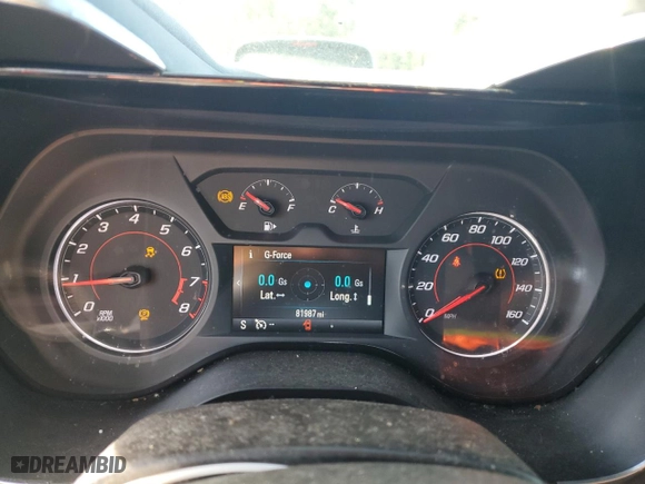 2017 Chevrolet Camaro 1LT with VIN 1G1FA1RXXH0174546, listed as a Copart auction lot 49705565 with 81,987 mi miles and Salvage Title. Bid and sale history available at carsss.com. Image 9.