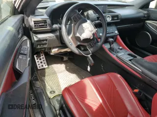 2015 Lexus RC F with VIN JTHHP5BCXF5001296, listed as a Copart auction lot 56637605 with Not provided miles and Salvage title. Bid and sale history available at DreamBid. Image 8.
