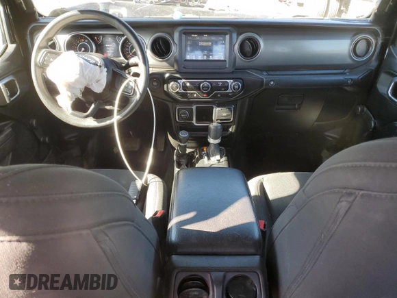 2023 Jeep Gladiator Sport z VIN 1C6HJTAG1PL560543, wystawiony jako Copart lot #43219155 z przebiegiem 19 999 mil mil oraz Szkoda całkowita • Salvage title. Historia ofert i sprzedaży dostępna na DreamBid. Obrazek 8.
