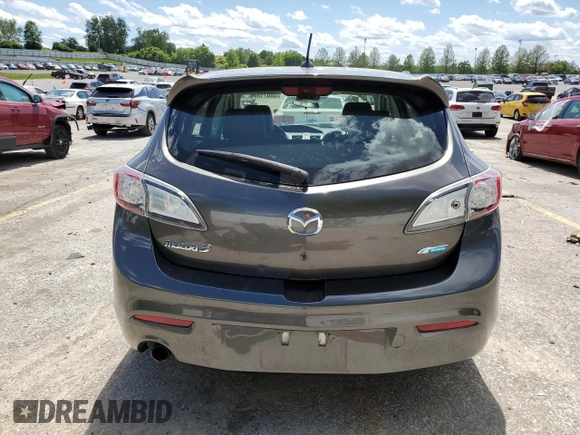 2013 Mazda 3 i Grand Touring with VIN JM1BL1M71D1806779, listed as a Copart auction lot 58071825 with 126,838 mi miles and Salvage title. Bid and sale history available at DreamBid. Image 6.