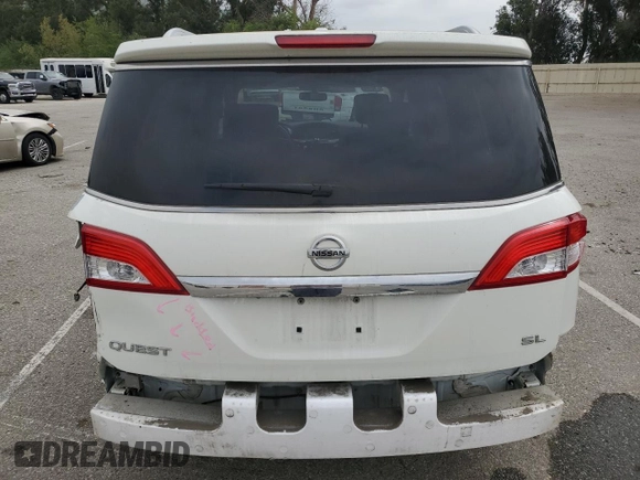 2015 Nissan Quest S with VIN JN8AE2KP6F9120261, listed as a Copart auction lot 55038694 with 127,294 mi miles. Bid and sale history available at carsss.com. Image 6.