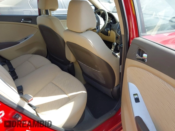 2012 Hyundai Accent GLS with VIN KMHCU4AE3CU210782, listed as a IAAI auction lot 42159648 with 113,327 mi miles. Bid and sale history available at carsss.com. Image 8.