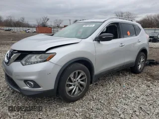 2014 Nissan Rogue S z VIN 5N1AT2MV4EC860370, wystawiony jako Copart lot #50974675 z przebiegiem Nie podano mil oraz Szkoda całkowita • Salvage title. Historia ofert i sprzedaży dostępna na DreamBid. Obrazek 1.