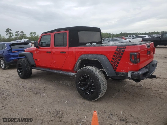 2020 Jeep Gladiator Sport S with VIN 1C6HJTAG1LL131011, listed as a Copart auction lot 51095535 with NaN miles and Salvage Title. Bid and sale history available at carsss.com. Image 2.
