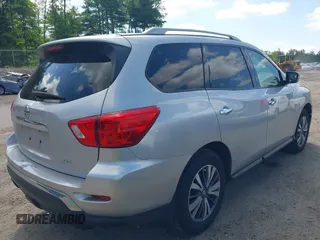 2018 Nissan Pathfinder SV with VIN 5N1DR2MM1JC616205, listed as a IAAI auction lot 42536607 with 117,198 mi miles and . Bid and sale history available at DreamBid. Image 4.