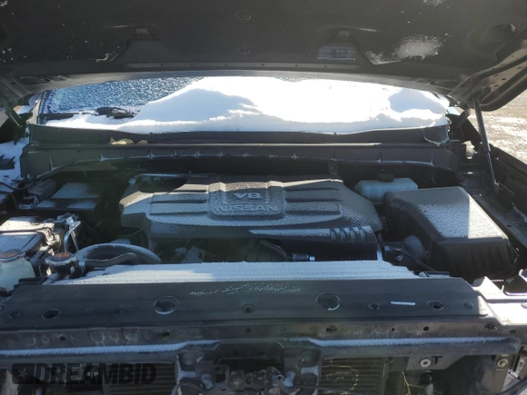 2017 Nissan Titan SV with VIN 1N6AA1E58HN554233, listed as a Copart auction lot 45388595 with 83,813 mi miles and Salvage Title. Bid and sale history available at DreamBid. Image 11.