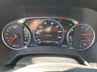 2020 Chevrolet Blazer Premier with VIN 3GNKBFRS0LS716394, listed as a Copart auction lot 57030775 with 54,665 mi miles and Salvage title. Bid and sale history available at DreamBid. Image 9.