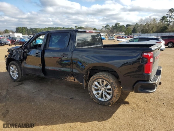 2020 Chevrolet Silverado 1500 LTD Custom with VIN 1GCPWBEK6LZ351790, listed as a Copart auction lot 43614945 with NaN miles and Salvage Title. Bid and sale history available at carsss.com. Image 2.