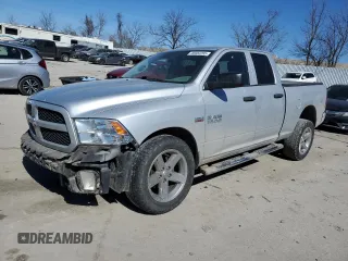 2017 Ram 1500 Express with VIN 1C6RR7FT8HS692829, listed as a Copart auction lot 46934285 with 74,709 mi miles and Salvage Title. Bid and sale history available at carsss.com. Image 1.