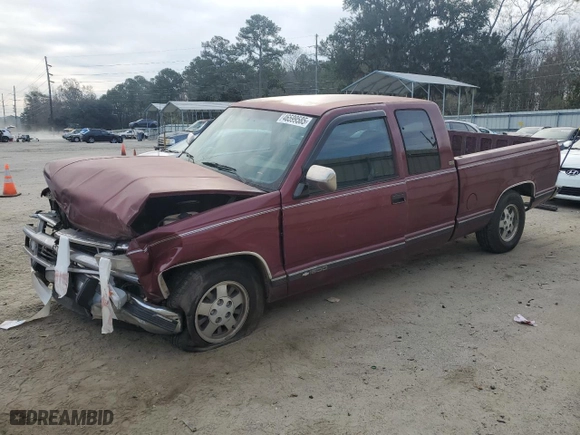 1994 Chevrolet C/K 1500 with VIN 1GCEC19K4RE118785, listed as a Copart auction lot 46599585 with 293,763 mi miles and Salvage Title. Bid and sale history available at carsss.com. Image 1.